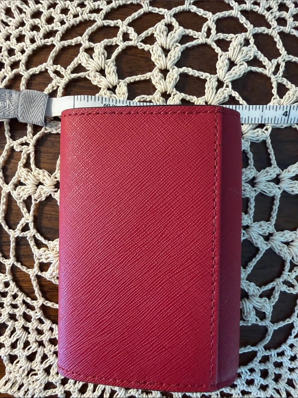 Kate Spade Red Compact Card Case Wallet